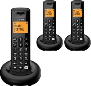 Alcatel E260S Voice Trio - Cordless Phone with answering machine and 3 Handsets - Zdjęcie 1 z 7