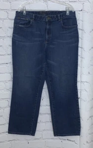 Lauren Ralph Lauren Jeans Women's 16 Classic Straight Blue Denim - Picture 1 of 10