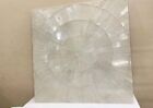 Square Shape Side Table Tops with Royal Look Selenite Handmade Coffee Table