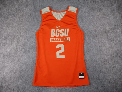 Bowling Green Falcons Basketball Jersey Mens Small Nike Reversible Shirt BGSU 2 Cover