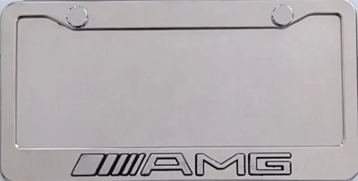 Mercedes Benz  3D Stainless Steel  Frame - Image 1 of 2