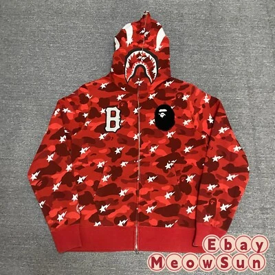 2016 Black Scale Bathing Ape Red camo Large - Image 1 of 4