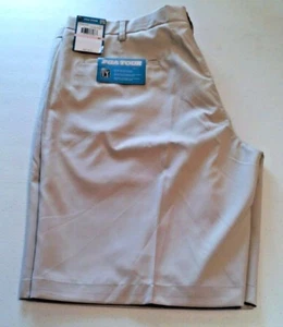 PGA TOUR MEN'S GOLF SHORTS  FLAT FRONT  SIZE 40  SILVER LINING  MSRP $55   NWT - Picture 1 of 2