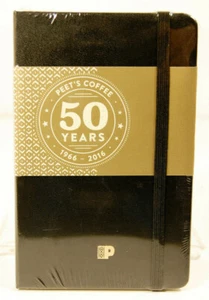 NEW Moleskine 4"x6" PEETS COFFEE 50th Aniv. Hard Cover Custom Edition Note Book - Picture 1 of 4