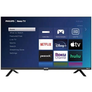 PHILIPS 32" INCH 32PFL4674/F7 HD ROKU LED TV - Picture 1 of 6