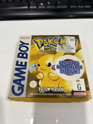 Pokemon Yellow Version Special Pikachu Edition (Gameboy) PAL Boxed and Manual - image 1 of 4