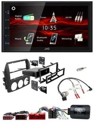 JVC USB Bluetooth Lenkrad DAB 2DIN Autoradio für Mazda MX 5 NC 2005-2008 aktiv - Bild 1 von 4