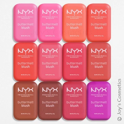 1 NYX Buttermelt Blush - High Pigment Powder Blush "Pick Your 1 Color" *Joy's* - Image 1 of 4