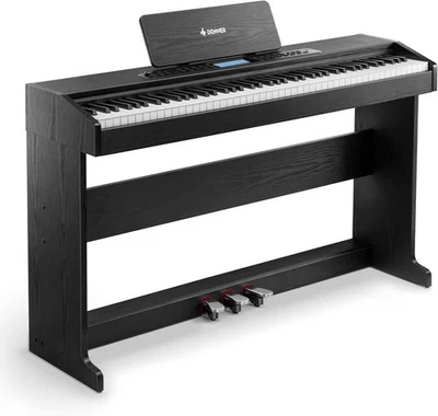 Donner DDP-95 Pianoforte Digitale 88 Tasti Pesati per Principianti, Bluetooth - Image 1 of 4