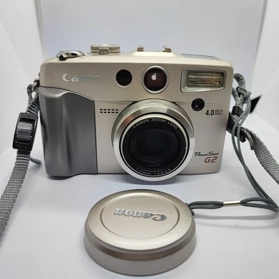 CANON PowerShot G2 PC1015 4.0MP Silber Digitalkamera PC1015 OVP ✅ GETESTET - Bild 1 von 4