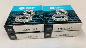Two Federal Mogul Carrier Bearing Sets LM501349 LM501314 - Picture 1 of 3