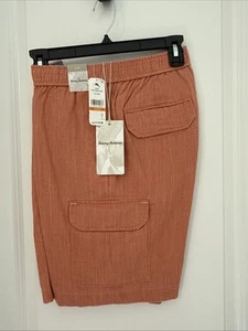 NWT Tommy Bahama Men's Linen The Dream Linen-Blend Cargo Short, Canyon, SMALL - Picture 1 of 2