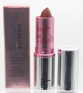 IT Cosmetics Vitality 4 en 1 hidratante brillo de manchas para enjuague de labios, bálsamo, barra 0,11 oz - Imagen 1 de 6