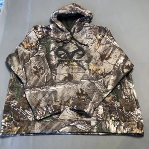 Realtree Xtra Hoodie Pullover Camouflage Woodland Camo Size 3XL (54-56) Hunting - Picture 1 of 14