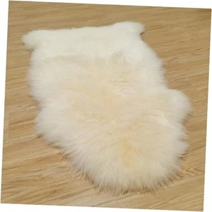 Genuine Australian Sheepskin Rug, Real Lambskin Area Rug, 2x3 ft Single Pelt,  - Picture 1 of 7