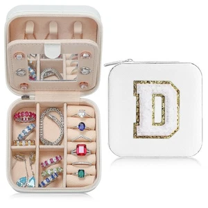 Travel Gifts for Women Birthday Mother's Day Graduation Letter D White - Picture 1 of 7