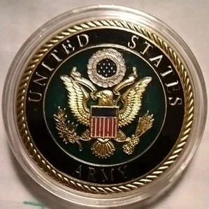 Army Hero's Valor Prayer Challenge Coin Military Collectable Armed Forces - Photo 1 sur 6
