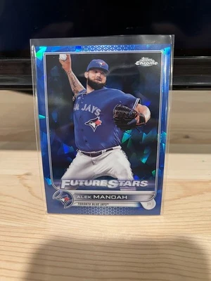 2022 Topps Chrome Sapphire Alek Manoah Future Stars - Image 1 of 2