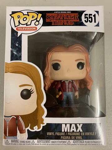Max with Skateboard 551 ~ Stranger Things ~ Funko Pop Vinyl + Pop Protector Cover