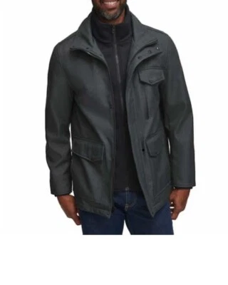 Andrew Marc Men's Textured Jacket Men’s Black Size Large - Image 1 of 4