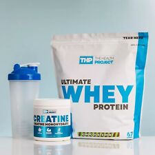 The Health Project Starter Bundle | Whey Protein 2kg | Creatine 250g | Shaker