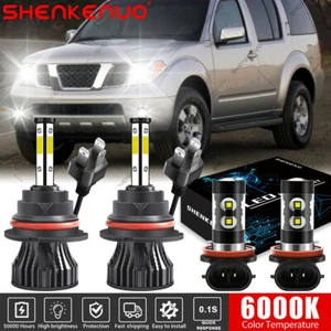 Faro LED 9007 alto/bajo para Nissan Pathfinder 2005-2012 + bombillas antiniebla H11 - Imagen 1 de 16
