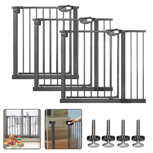 Treppengitter Türschutzgitter Schutzgitter ohne Bohren Auto-Close für Kinder DE - Bild 1 von 16