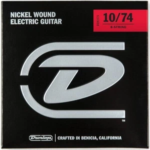 Dunlop DEN1074 Nickel 8-string Electric strings Set 10-74 - Picture 1 of 2
