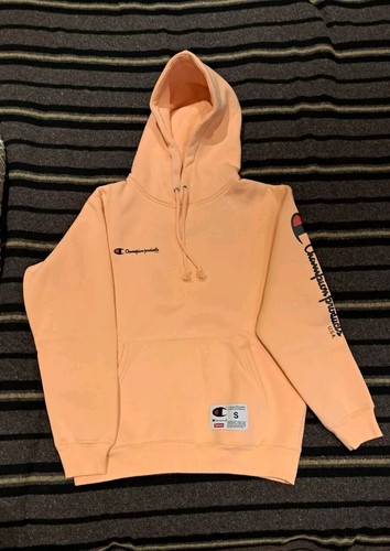 Felpa con cappuccio Supreme x Champion USA pesca