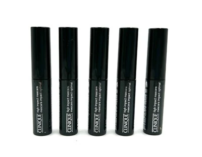 Lot 5 x Clinique High Impact Mascara ~ 01 Black ～ 3.5ml * 5=17.5 ml total - Image 1 of 3