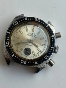 RELOJ PULSERA HOMBRE VINTAGE PARA PIEZAS RULA RDA CRONÓGRAFO ALEMANIA - Imagen 1 de 13