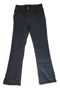Pantalones de mezclilla para mujer Versona azul oscuro acampanados talla 8 - Imagen 1 de 7