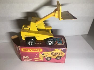 Matchbox Superfast m Originalverpackung. Nr.: 48 Sambron Jacklift ( Bespielt ) - Bild 1 von 4