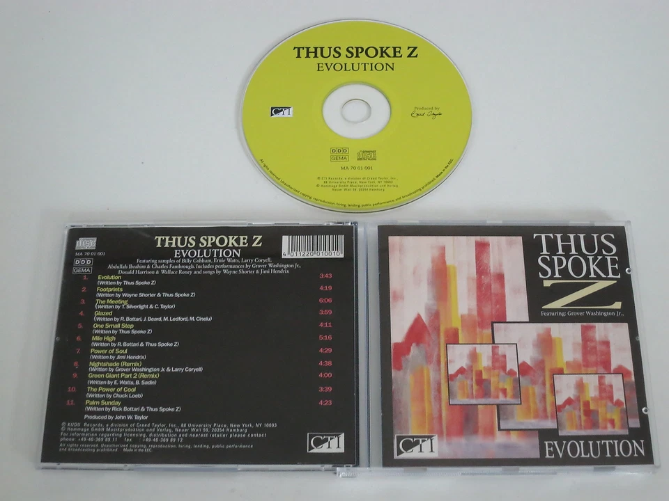 THUS SPOKE Z/EVOLUTION(CTI MA 70 01 001) CD ALBUM - Bild 1 von 1