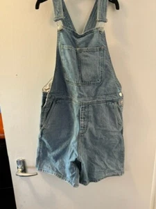 Arket Girls Denim Dungaree shorts 8-10 Years - Picture 1 of 3