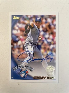 2022 Topps Archives '10 Fan Favorites Autograph #10FFJK Jimmy Key AUTO BLUE JAYS - Picture 1 of 2