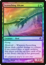 Screeching Silcaw FOIL Scars of Mirrodin NM Blue Common MAGIC CARD ABUGames