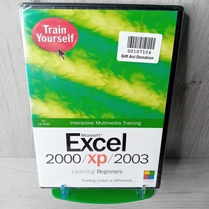 TRAIN YOURSELF EXCEL 2000 XP 2003 PC CD ROM - RARE RETRO NEW SEALED - Picture 1 of 4