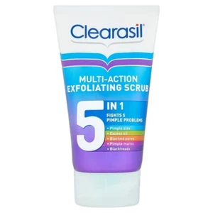 Clearasil Multi Action Exfoliating 5 In 1 Face Scrub Pack of 150ml - Picture 1 of 5