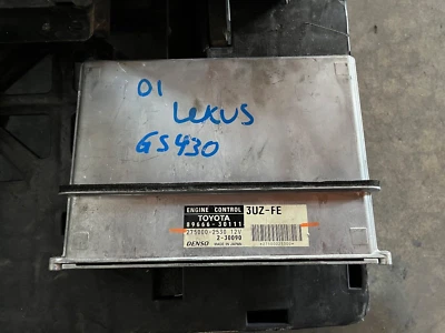 Módulo de control del motor ECU 4,3 L Lexus GS430 2001 OEM 89666-30111 Foto 1 de 3