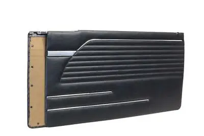 Pour BMW E10 2002 1966-1977 Intérieur Porte Panneau Avec Chrome Bords Noir 2pcs • 355.62€