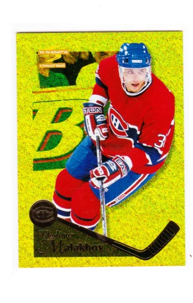 1995 1995-96 SUMMIT VLADMIR MALAKHOV ARTIST'S PROOF PARALLEL 157 CANADIENS - Image 1 of 1