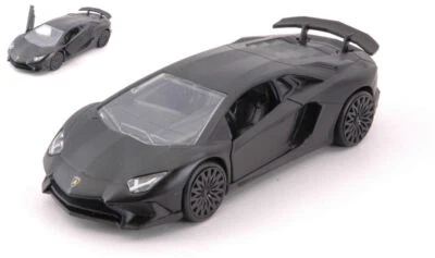 MODELLINO AUTO STATICO JADA TOYS LAMBORGHINI AVENTADOR SV MATT NERO CM 12,5 - Immagine 1 di 4