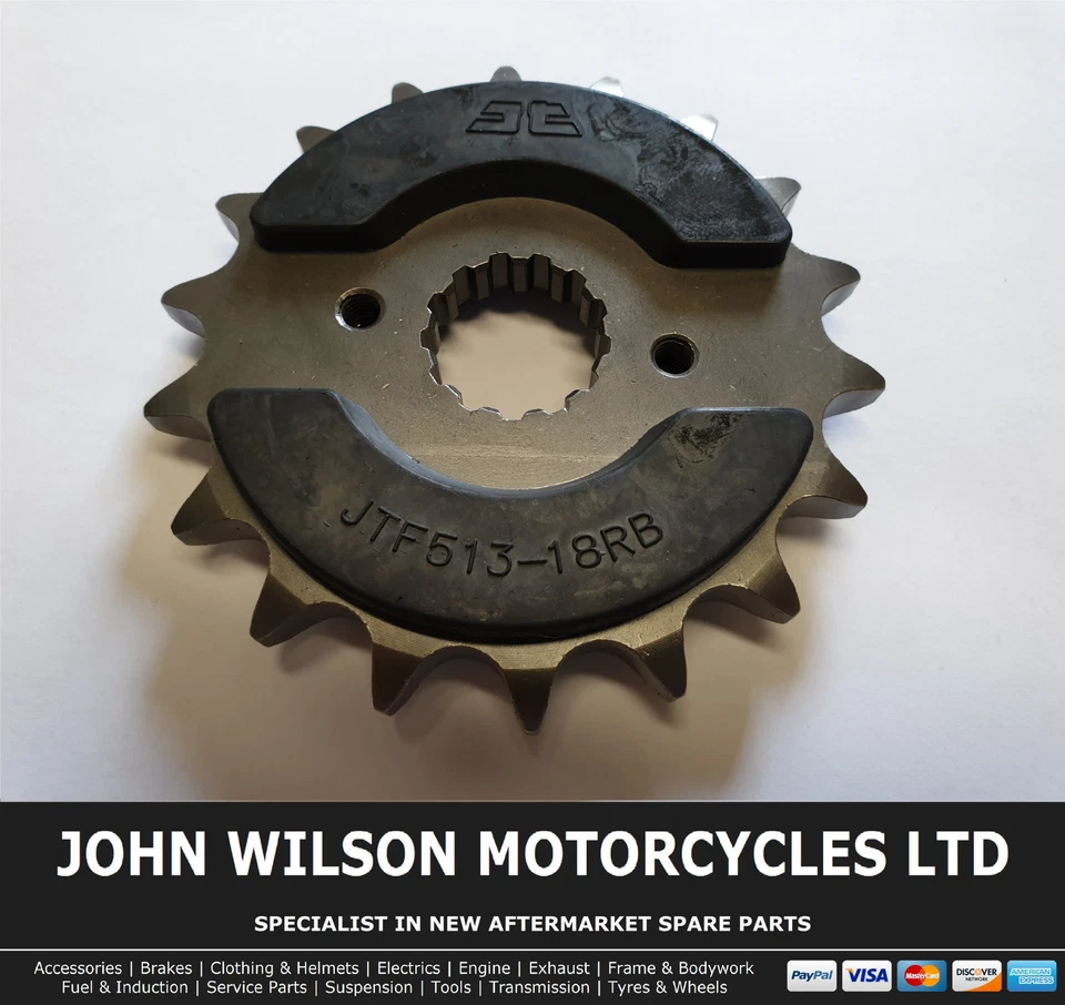 Suzuki GS 450 L 1980 - 1983 JT Front Rubber Cushioned Sprocket 18 Teeth - Image 1 of 1