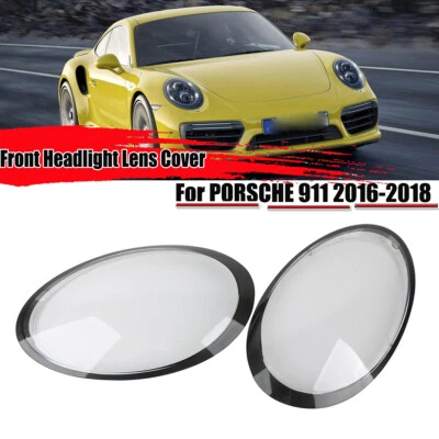 For Porsche 911 Targa Carrera 2016-2018 Headlight Glass Headlamp Glass - Image 1 of 4