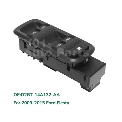 For 2014-2019 Ford Fiesta Left Driver Door Power Window Switch D2BT-14A132-AA - Image 1 of 4