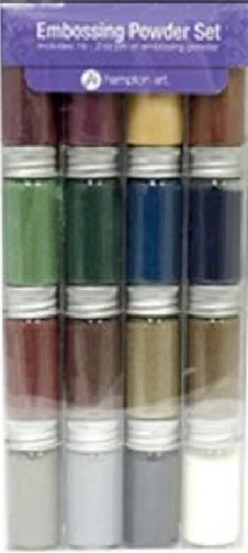 Hampton Embossing Powder Set 16 Colors Metal Pearls Metallic - Image 1 of 1