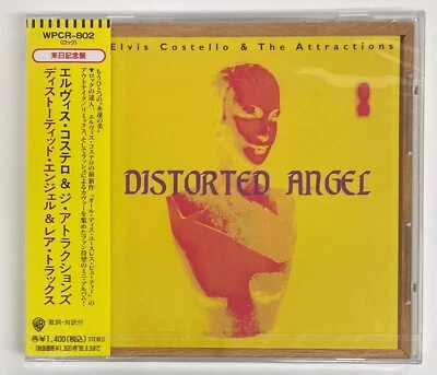 ELVIS COSTELLO "DISTORTED ANGEL" 1-CD (JAPANESE PROMO COPY W/OBI) FREE SHIPPING - Image 1 of 3