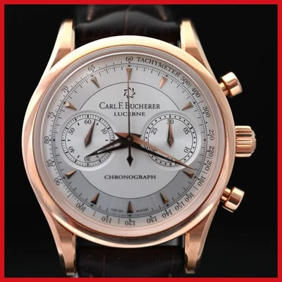 RELOJ HOMBRE CARL F. BUCHERER 10903.03 EDICIÓN LIMITADA 100 PIEZAS B&P ORO 18K 40MM Foto 1 de 4