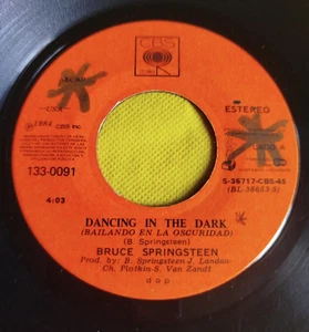 BRUCE SPRINGSTEEN Dancing in the Dark ECUADOR RARE 7 (Hear) - Picture 1 of 4